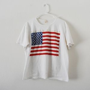 American flag tee